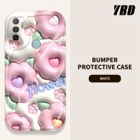 เคสโทรศัพท์มีลายคลื่น YBD สำหรับ OPPO A53 A33 A32ต้นกระบองเพชรและกระต่ายน่ารักวัสดุซิลิโคนกล้องคุ้มครองเต็มรูปแบบ