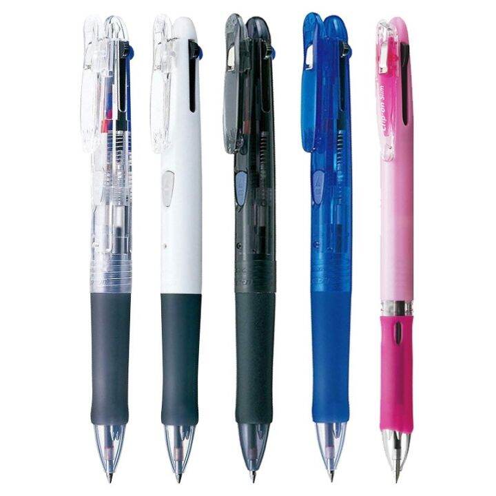 ZEBRA Clip-on Multi-Function Pen 4 Colors Multicolor Ballpoint Pen B4A3 ...