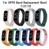 ✔✗﹉ สายนาฬิกาข้อมือซิลิโคน กันน้ำ สำหรับ Oppo Band