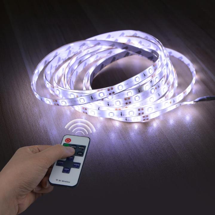 12v-led-strip-light-1m-2m-3m-4m-5m-dimmable-led-lamp-tape-whitewarm-white-2835-smd-ribbon-diode-with-rf-dimmer-remote-control