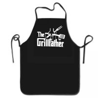 The Grillfather BBQ Kitchen Chef Cooking Baking Apron Men Women Funny Grill And Smoker Barbecue Tablier Cuisine for Gardening