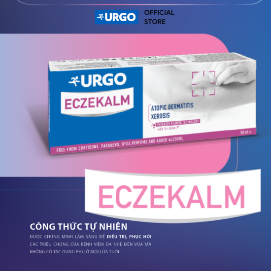 1 hộp sản phẩm hỗ trợ giảm viêm da và chứng khô da urgo eczekalmtặng 1 hộp - ảnh sản phẩm 5