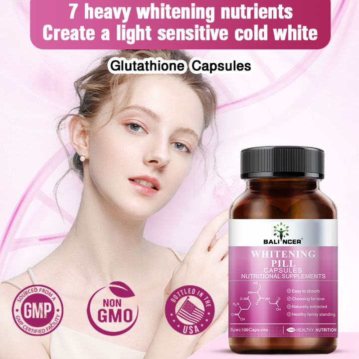 Glutathione Supplements Skin Brightening Collagen Niacinamide ...