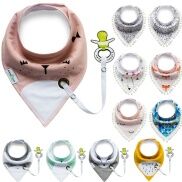 JH Saliva Baberos Bebes Baby Bibs Anti