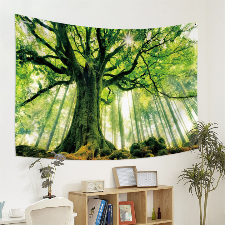 cw-natural-forest-landscape-tapestry-psychedelic-scene-mandala-home-art-decor-wall-hanging-hippie-bohemian-yoga-mattress-sheet