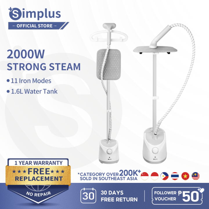 Simplus Garment Steamer Clothes Garment Iron Machine Flat/Hanging