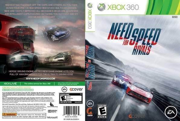 Игра Need For Speed: Rivals (xbox 360, Xbox 360 Games Discs Used