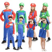 Halloween Super Costume Disfraces Adultos Carnival Costume Adults Kid Anime Cosplay Costumes Super Bros Dress