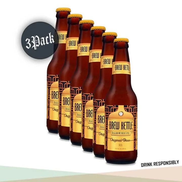 Brew Kettle Beer Original Brew 330ml x 6 PACK / PH Lazada PH