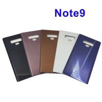 For SAMSUNG Battery Back Cover For Galaxy Note 9 N960 N9600 SM N960F N960U N960FD Rear Door Glass Case Replacement Parts Sticker