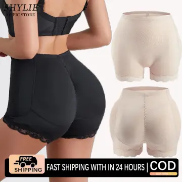 2pcs Hip Shaper Padded Briefs Butt Pad Sexy Men Underwear Sponge Enhancer  Underpants Push Up Cup Panties Lifter