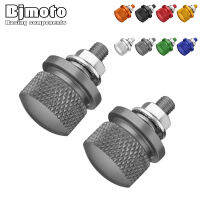 BJMOTO M6รถจักรยานยนต์ Knurled ที่นั่งป้ายทะเบียนวงเล็บ Bolt Nuts สกรูสำหรับ Yamaha Kawasaki Honda BMW Ducati Suzuki