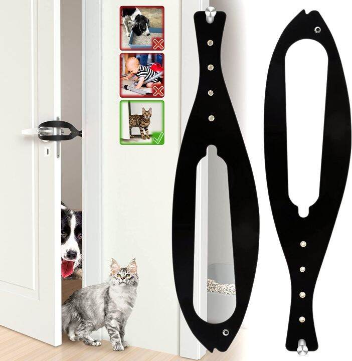 Fast Flex Latch Strap For Cats And Dog Door Clasp To Keep Dogs Out Of