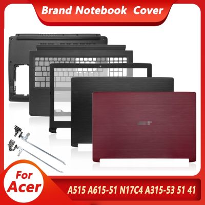 ใหม่สำหรับ Fo Acer Aspire 5 A515-51 A515-51G A515-41 A515-41กรัมหน้าจอ LCD สำหรับแล็ปท็อปฝาหลัง/ที่คลุมฝาปิดโน้ตบุค/บานพับ/ที่วางฝ่ามือฝาครอบด้านบนล่าง