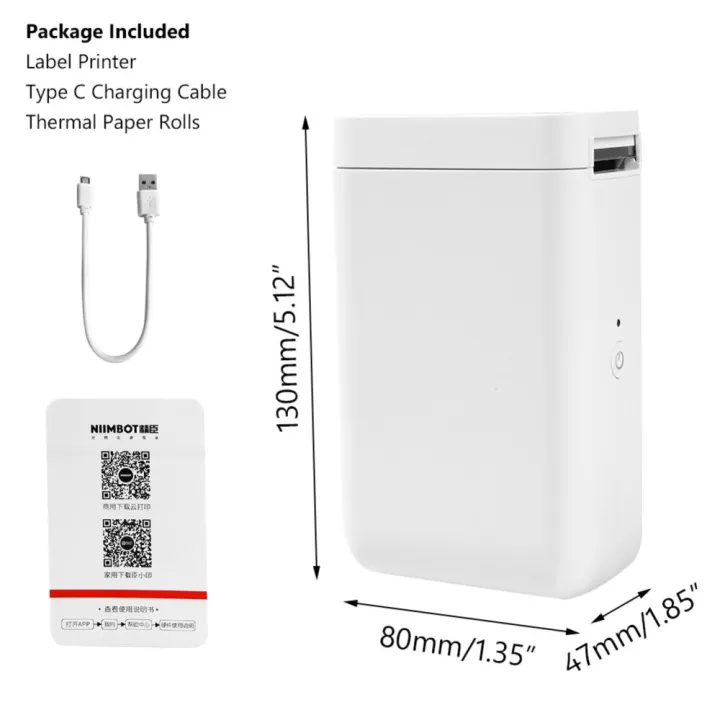 niimbot-เครื่องพิมพ์บาร์โค้ดแบบพกพาม้วนกระดาษเครื่องพิมพ์ฉลากความร้อนแบบพกพาขนาดเล็ก-d101-d11เครื่องพิมพ์ฉลากบลูทูธแบบพกพา