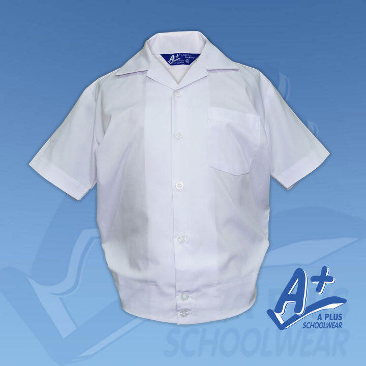 A+ Schoolwear Boys Kids/Teens School Uniform White Polo with Jack (size ...