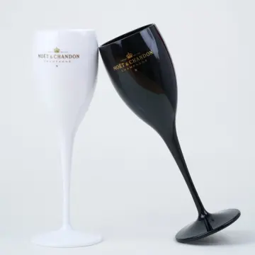 175ML Champagne Flutes Glasses Plastic Wine Glasses Dishwasher-safe White  Acrylic Champagne Glass Transparent Wine Glass Cup