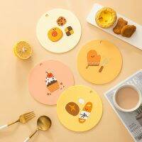 High-end MUJI Household potting mat table mat cartoon cute thick anti-scalding oil-proof and waterproof mat casserole mat student coaster bowl mat