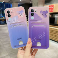 เคสทีพียูซิลิโคนนิ่มลายหมีการ์ตูนใหม่สำหรับ VIVO V29 5G กระเป๋าใส่บัตรหรูหราเคสโทรศัพท์ Vivo V29กันกระแทกฝาหลัง VIVOV29 5G 2023