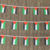 ✺❧ xvggdg 20pcs/set Palestine bunting flags Pennant String Banner Buntings Festival Party Holiday Palestinian