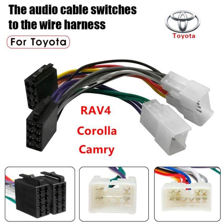 Car Stereo Radio Harness ISO Radio Wiring Harness Connector Plug