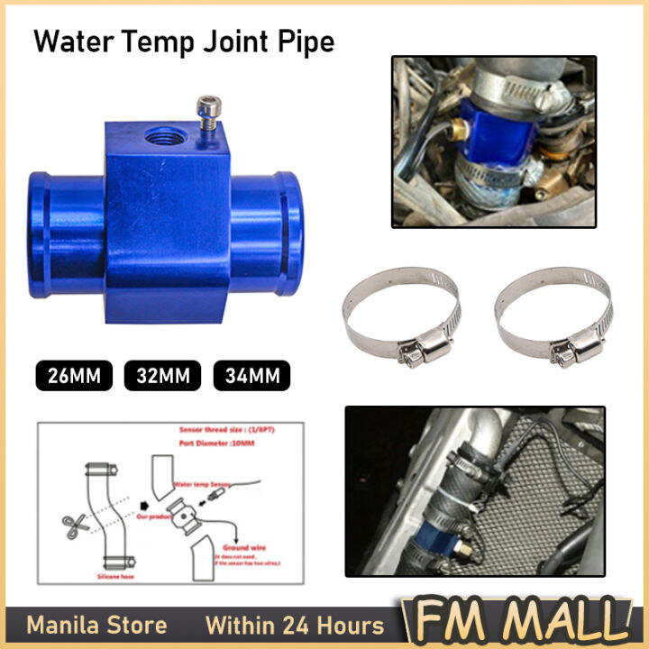 Aluminum Water Temp Sensor Adapter Water Temperature Gauge Joint