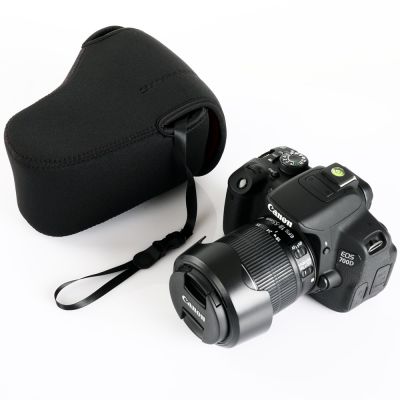 กระเป๋ากล้องเคสนิ่มทำจากนีโอพรีนกันน้ำได้สำหรับ Canon EOS 850D 800D 760D 750D 700D 77D 70D 600D SL3 SL2 T100 T7 T7i T3 T5
