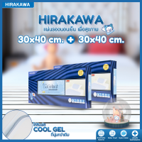 HIRAKAWA แผ่นรองนอนเย็น หมอนเย็น HIRAKAWA เซท 2 ชิ้น แผ่นรองหมอน ขนาด 30x40 cm.