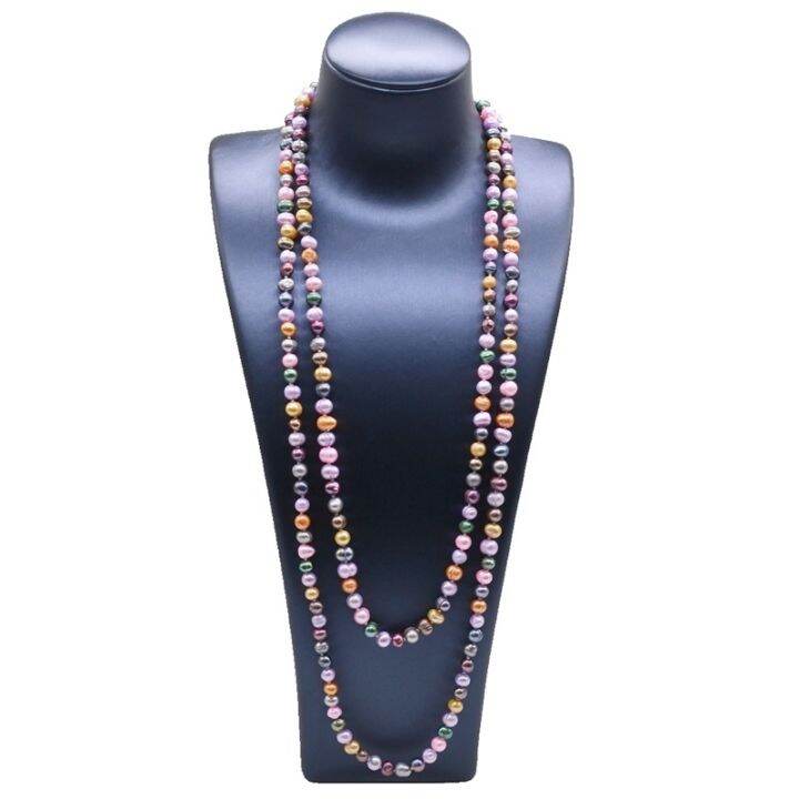 colorful-long-necklace-natural-freshwater-pearl-sweater-long-necklace-round-pearl-dress-accessories-ladies-long-necklace