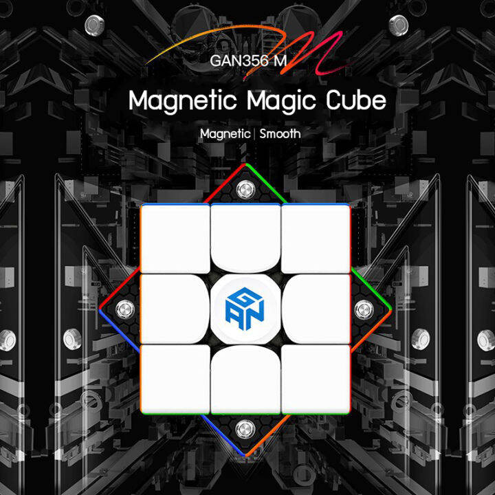 รูบิค-gan356rs-3x3-magic-cube-high-speed-educational-puzzle-cube-idea-xmas-gift-356m-ลูกบิด-รูบิคผึกสมอง-ทรงลูกบาศก์-ฝึกสมอง-เพิ่มไอคิว-ลื่น-ทน