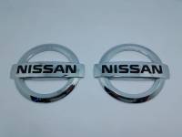 โลโก้ NISSAN ถูกและดี LOGO NISSAN โลโก้หน้ากระจัง นิสสัน MARCH ปี2010-2014ขนาด11.7x9.8ซม.+โลโก้ฝากระโปรงท้าย ขนาด11.7x9.8ซม.นิสสัน MARCH ปี 2010-2014แพ็คคู่ราคาพิเศษ