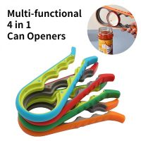 4in1 Jar Openers Can Bottle Opener Beer Wine Lid Poratble Outdoor Bar Tools Multi-functional Accessories