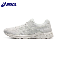 2023 Asics GEL-CONTEND 4รองเท้าวิ่งกันกระแทกเรียบง่ายรองเท้าสีขาวอเนกประสงค์ระบายอากาศกีฬา T8D9Q-111ผู้หญิง