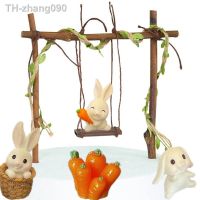 Easter Cake Decorations Woodland Animal Swing Cake Topper Supplies Squirrel Mushroom Bunny Carrot Baby Shower Birthday Party