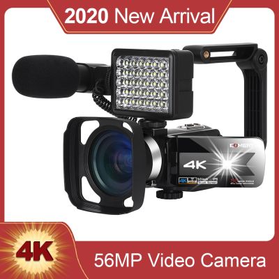 KOMERY New Release Video Camcorder 4K WiFi Night Vision 56MP Built-in Fill Light Touch Screen Vlogging For Youbute Webcam Camera