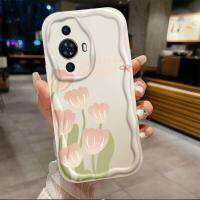 เคสสำหรับ Huawei NOVA 11ดอกทิวลิปลายคลื่นไอศครีมเคสเคสโทรศัพท์นิ่มสาวน่ารัก