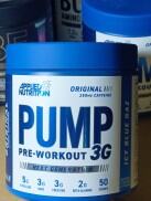 Pump 3G Pre Workout Applied Nutrition 50 scoops vị Icy Blue Raz