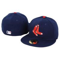 ■❉ Boston Red Sox fully enclosed baseball hat street hip-hop hat peaked cap non-adjustable flat brim hat new