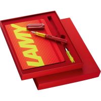 LAMY AL-star glossy red + paper notebook set - limited edition 2022