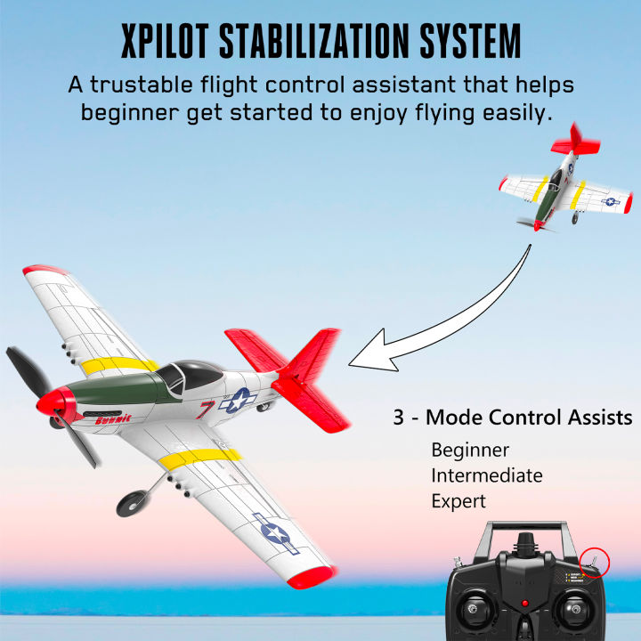 volantex-เครื่องบินควบคุมระยะไกล2-4กรัม4ch-6แกน-gyro-มัสแตง-p51d-epp-400มิลลิเมตรนกปีกคงที่-rc-เครื่องบินหนึ่งที่สำคัญ-761-5rtf
