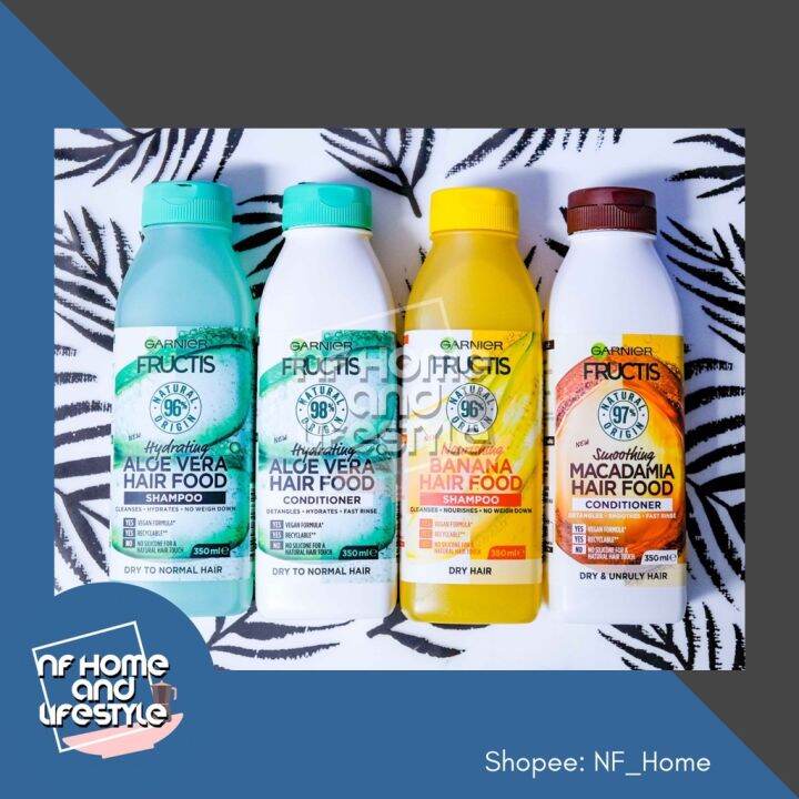 Garnier Fructis Hair Food Shampoo and Conditioner 350ml Lazada PH