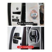 Car Door Lock Buckle Upgraded Stabilizer Protector Latches Stopper for Eliminate Noise Space Lock