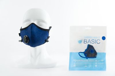 Cambridge Mask หน้ากากป้องกันฝุ่น PM 2.5 รุ่น Basic Mask Navy เทคโนโลยี Filter 3 ชั้นจากประเทศอังกฤษ