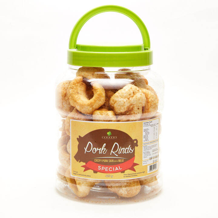 Pork Rinds Special Crispy Pork Skin with Meat 415g Lazada PH