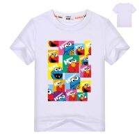 เสื้อยืดแขนสั้นเด็กโต Sesame Street รุ่น Elmo และ Summer Toddler