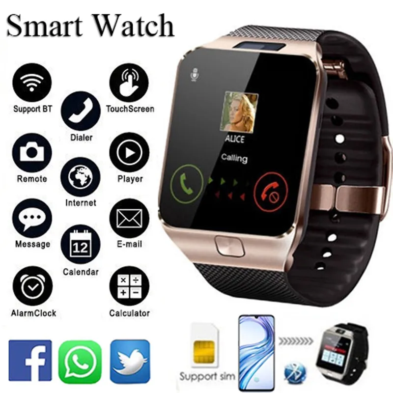 🔥FREE Shipping🔥DZ09 Smart Watch men android phone bluetooth Watch  Waterproof Camera Sim Card Smartwatch Call Bracelet Watch Women | Lazada PH