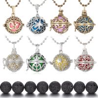 Aromatherapy Jewelry of Diffuser Necklace Stone Caller Locket for