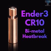 Trianglelab Ender3 CR10 Copper alloy Bi-Metal Heatbreak 27.5MM Length M6 Thread For ENDER 5/3 CR-10S 1.75MM Filament Smooth