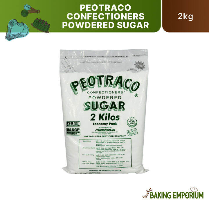 Xsential Peotraco Confectioners Powdered Sugar 2 Kilo Lazada PH