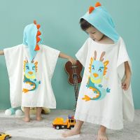 ❧✧ Kids Bathrobe Hooded Cotton Girl Boy Animal Cute Cloak Baby Swaddling Wrap Absorbent Child Beach Bath Towel Swimming Towels Soft